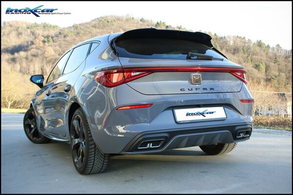 NEU: Inoxcar Edelstahl Sportauspuff Cupra Leon 2.0 TSI 190PS 2022- - NEU: Inoxcar Edelstahl Sportauspuff Cupra Leon 2.0 TSI 190PS 2022-