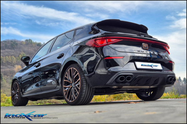 NEU: Inoxcar Edelstahl Sportauspuff Cupra Leon 2.0 TSI 300PS 2021- - NEU: Inoxcar Edelstahl Sportauspuff Cupra Leon 2.0 TSI 300PS 2021-