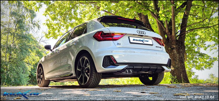 NEU: Inoxcar Edelstahl Sportauspuff Audi A1 GB 40TFSI 2.0T 207PS Sportback 2023- - NEU: Inoxcar Edelstahl Sportauspuff Audi A1 GB 40TFSI 2.0T 207PS Sportback 2023-