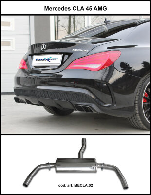 NEU: Inoxcar Sportauspuff Mercedes CLA 45 AMG 2.0 (360cv) 2015-- - 
