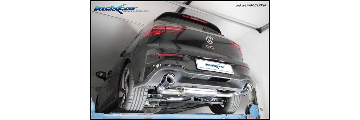 NEU: Inoxcar Sportauspuff VW Golf 8 2.0 GTI 245PS 2020- - 
