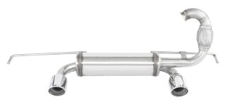 Renault Twingo 3 GT 900 110PS Sportauspuff 90mm X-RACE Edelstahl