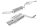 Seat Ibiza SC 1.2 FR 110PS Sportauspuff 2x80mm RACING Edelstahl