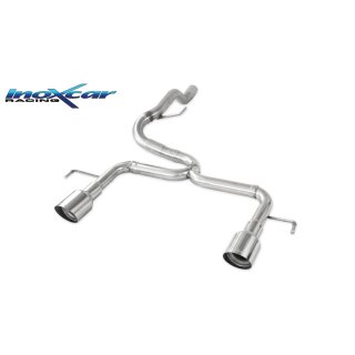 Opel Corsa F 1.2i T GS-Line 131PS Inoxcar Endrohre 2x80mm RACING Edel