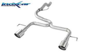 Opel Corsa E OPC 1.6i Turbo 207PS Inoxcar Endrohre 102mm RACING Edelstahl