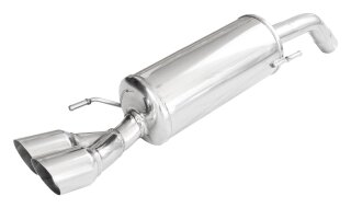 Opel Adam S 1.4 Turbo 150PS Sportauspuff 2x80mm RACING Edelstahl