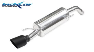 Opel Adam S 1.4 Turbo 150PS Inoxcar Sportauspuff 100mm RACING BLACK CERAMIC Edelstahl