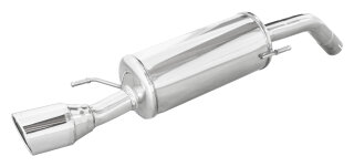 Opel Adam S 1.4 Turbo 150PS Sportauspuff 100mm X-RACE Edelstahl