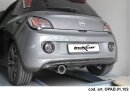Opel Adam S 150PS Sportauspuff 102mm Edelstahl