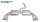 Audi A3 8V SPORTBACK S3 2.0i TFSI 300PS Sportauspuff 2x80mm X-RACE Edelstahl