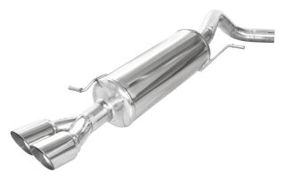 VW Polo WRC 2.0 TSI 220PS 70mm Sportauspuff 2x80mm RACING Edelstahl