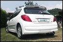 Peugeot 207 1.4 XS 16V 95PS Sportauspuff 90mm X-RACE...