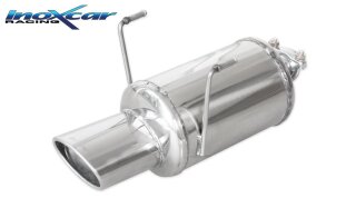 FIAT 500S 1.2 8V 69PS Inoxcar Sportauspuff 120x80mm Edelstahl