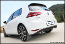 VW Golf 7 2.0 GTI 230PS Mittelschalldämpfer Edelstahl