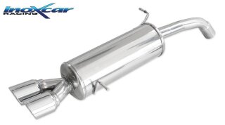 Ford Fiesta 1.6 ST 182PS Sportauspuff 2x80mm X-RACE Edelstahl