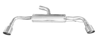 VW SCIROCCO 2.0R TFSI 265PS Duplex-Sportauspuff 102mm RACING Edelstahl