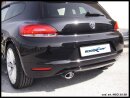 VW SCIROCCO 2.0 TFSI 200PS Sportauspuff 120x80mm Oblong...