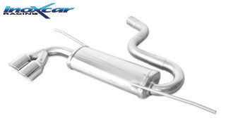 VW SCIROCCO 1.4 TSI 160PS Inoxcar Sportauspuff 2x80mm X-RACE Edelstahl