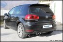 VW GOLF 6 2.0 TDI 170PS GTD Sportauspuff 2x80mm RACING...