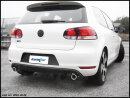 VW Golf 6 2.0 TSI GTI 210PS Duplex-Sportauspuff 102mm Racing Edelstahl