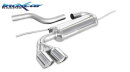 VW GOLF 6 1.4 TSI 122PS Sportauspuff 2x80mm X-RACE Edelstahl