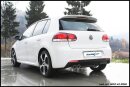 VW GOLF 6 1.4 TSI 122PS Sportauspuff 2x80mm X-RACE Edelstahl