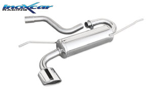 VW GOLF 5 2.0 TDI 140PS Sportauspuff 120x80mm Oblong Edelstahl