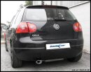 VW GOLF 5 1.6 102PS Sportauspuff 120x80mm Oblong Edelstahl