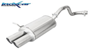 VW GOLF 4 1.9 TDI 130PS Sportauspuff 2x76mm RACING Edelstahl