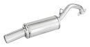 Toyota Yaris 1.8TS 133PS Sportauspuff 80mm Edelstahl