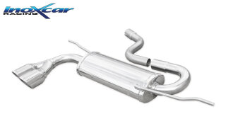 Seat LEON 1.6 102PS Sportauspuff 2x80mm RACING Edelstahl