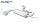 Seat LEON 1.6 102PS Sportauspuff 2x80mm RACING Edelstahl