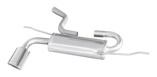 Seat LEON 1.6 102PS Sportauspuff 120x80mm Oblong Edelstahl