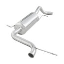 Seat Ibiza SC 1.4 TSI Bocanegra 180PS Sportauspuff zentral Endschalldämpfer Edelstahl