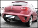 Seat Ibiza SC 1.4 TSI Bocanegra 180PS Sportauspuff zentral Endschalldämpfer Edelstahl