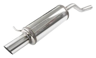 Renault Twingo 2 1.2 GT Turbo 100PS Sportauspuff 90mm RALLY Edelstahl