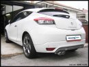 Renault Megane3Coupe 2.0 TCE 180PS Sportauspuff 2x80mm...