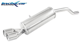 Renault Clio 3 Restyling 1.2 TURBO 100PS Sportauspuff 2x80mm Edelstahl