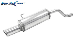 Renault CLIO 2 1.4 16V 98PS Sportauspuff 90mm RALLY Edelstahl