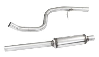 Peugeot 207 1.6 16V GTI 175PS Mittelschalldämpfer Edelstahl