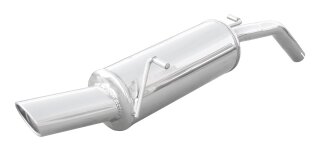 Peugeot 207 1.4 16V 90PS Sportauspuff 120x80mm Edelstahl