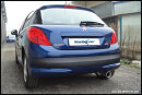 Peugeot 207 1.4 16V 90PS Sportauspuff 90mm X-RACE Edelstahl