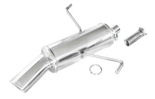 Peugeot 206 SW 2.0 16V 136PS Sportauspuff 120x80mm Edelstahl