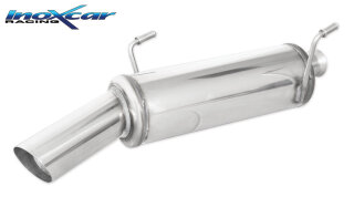 PEUGEOT 206 1.6 HDI 110PS Sportauspuff 90mm RALLY Edelstahl