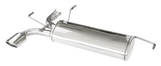 PEUGEOT 206 RC 2.0 16V 177PS Sportauspuff 120x80mm Edelstahl