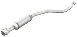 Peugeot 206 GT WRC 135PS Mittelschalldämpfer Edelstahl