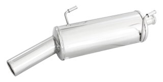 PEUGEOT 206 1.6 16V XS 110PS Sportauspuff 80mm Edelstahl