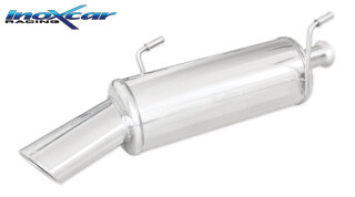 PEUGEOT 206 1.4 75PS Sportauspuff 120x80mm Edelstahl