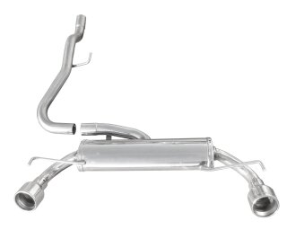 Opel Corsa D 1.6 16V TURBO OPC 192PS Inoxcar Duplex-Sportauspuff 102mm Edelstahl