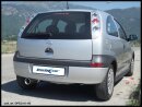OPEL CORSA C 1.2 16V 75PS Sportauspuff 102mm Edelstahl